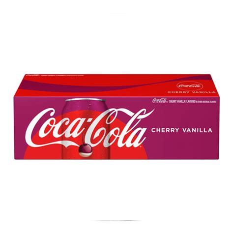 Coca Cola Cherry Vanilla Pack X Fl Oz Ml American Soda