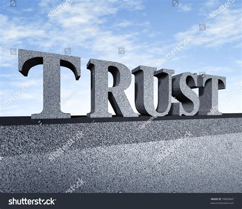 trust honor core values business symbol stock illustration