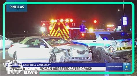 Clearwater Pd Woman Arrested On Dui Charges Following Crash Youtube