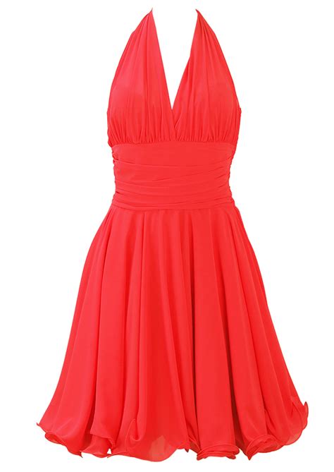 Coral Pink Short Halterneck Chiffon Prom Cocktail Dress With Wired Hem