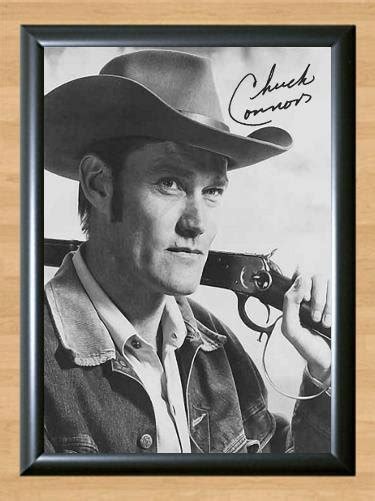 Chuck Connors The Rifleman Signed Autographed Photo Poster Print Memorabilia A3