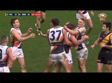 Round 14 AFL Richmond V GWS Giants Highlights YouTube