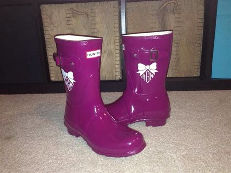 2 5 Monograms For Rain Boots