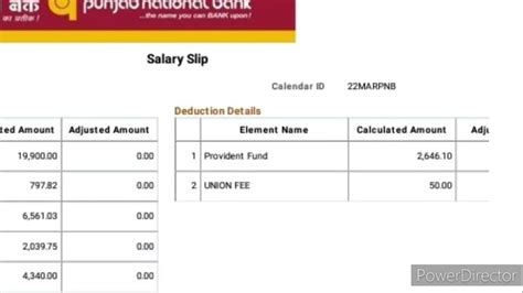 Pnb Clerk Salary Latest Salary Slip Of Pnb Clerk Starting Salary