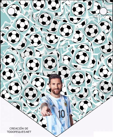 Banderines Messi Argentina Todo Peques