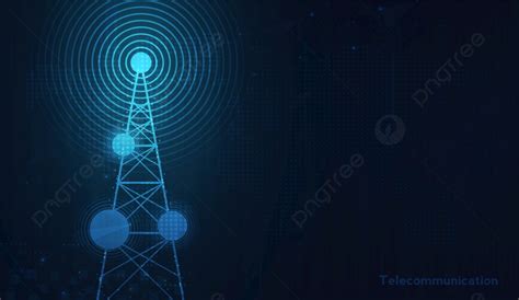 Telecommunications Signal Transmitter System Big Background, Robotic, Graphic, Neuron Background ...