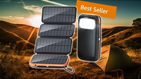 Das Balkonkraftwerk Für Die Hosentasche Solar Powerbank Bestseller Mit 4 Solarpaneelen Und Usb