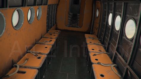 3D Model Antonov Historic Airplane Interior - TurboSquid 2058372