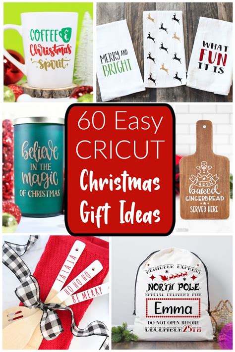 Easy Cricut Christmas Gifts To Make On The Cheap Cricut Projects