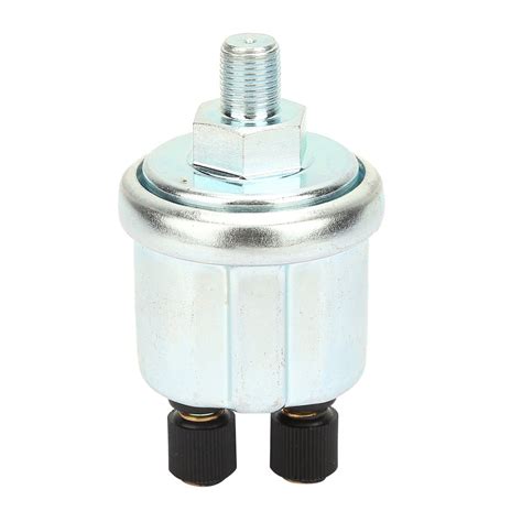 Bright Double Head Thread Car Oil Pressure Sensor 1 8 NPTF 0 10bar