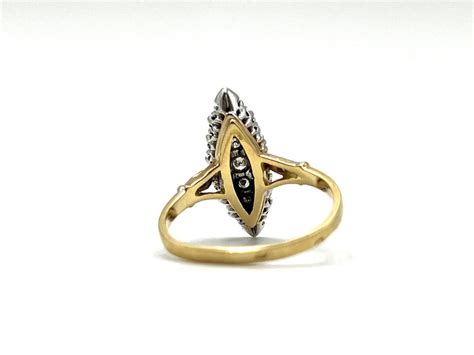 Sans Prix De R Serve Bague Carats Or Blanc Or Jaune Ct