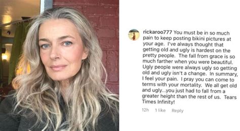 Fans Rally Around 57 Year Old Paulina Porizkova After Troll Says Shes