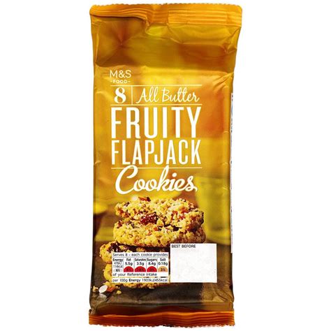 All Butter Fruity Flapjack Cookies Marks Spencer Cyprus