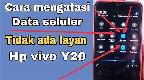 CARA MENGATASI HP VIVO Y20 TIDAK MUNCUL DATA SELULER TIDAK ADA LAYANAN