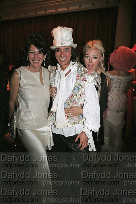 Ghislaine Maxwell Andy Wong And Tamara Beckwith Dafydd Jones