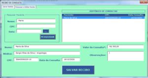 Planilha De Consultas M Dicas Loja Excel Easy