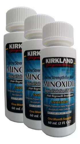 3 Meses Kirkland Extra Strength Minoxidil Regrowth Cabello Envío Gratis