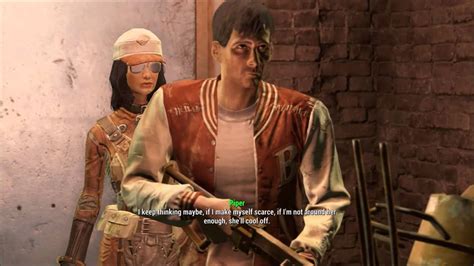 Fallout 4 Maximum Awkward Flirt With Piper Youtube