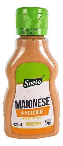 Molho Maionese E Ketchup Especial Soeto Zero Lactose G Mercadolivre