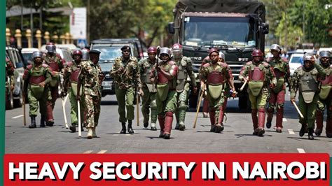 Heavy Security Deployed In Nairobi Cbd Ahead Of Maandamano Wensady