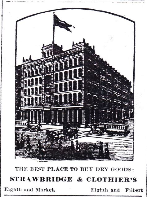 Strawbridge & Clothier (1883) | Building, Market street, Philadelphia