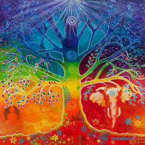 Chakra Tree Of Transformationby Susan Farrell Art Prints Available