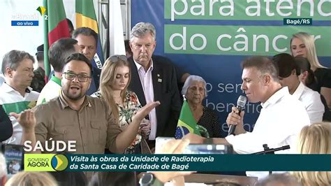 Visita S Obras Da Unidade De Radioterapia Da Santa Casa De Caridade De