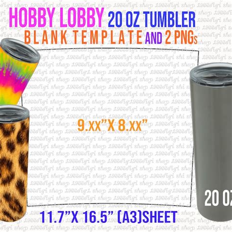 Sublimation Templates Hobby Lobby Etsy