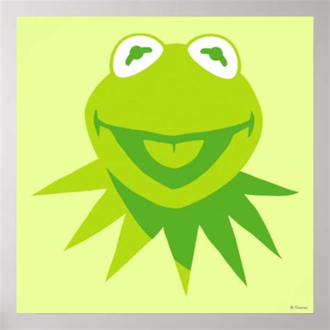 Kermit the Frog Smiling Print | Zazzle