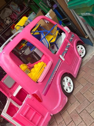 Power Wheels Barbie Dream Camper Battery Powered V Ride On Vehicle