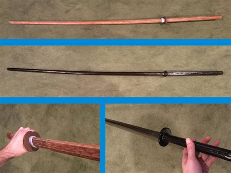 An old vintage wooden practice samurai sword I got at a sale and I ...