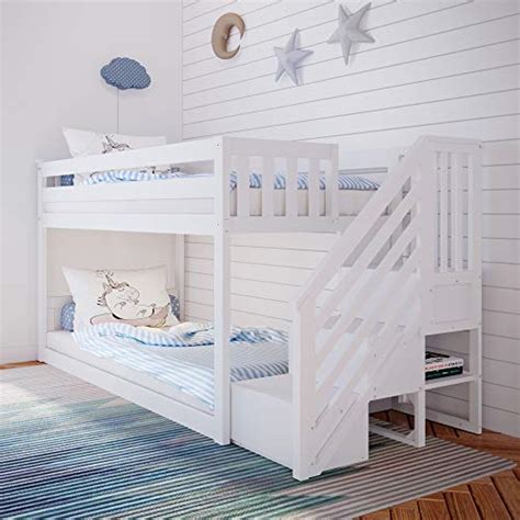 8 Space-Saving Wooden Bunk Beds with Stairs for Your Kids' Bedroom ...