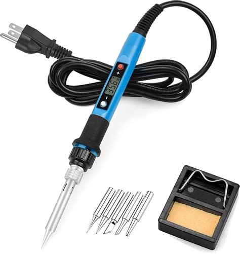 80W 110V SMD Rework Soldering Station Iron Kit Digital LED Display