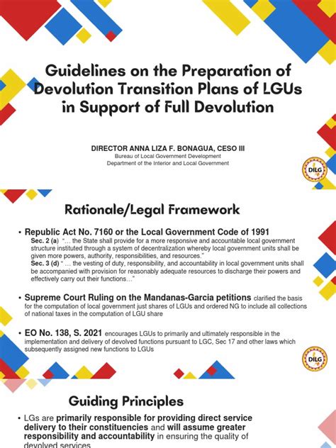 4 Dilg Blgd Lgu Dtp Guidelines Pdf Capacity Building Governance