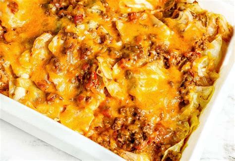 Keto Friendly Unstuffed Cabbage Roll Casserole Recipe