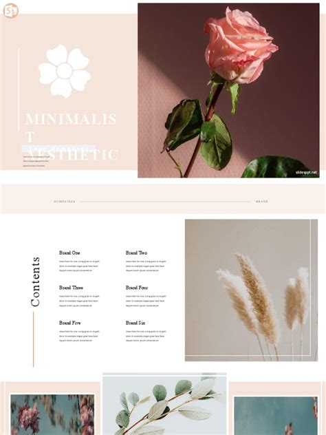 Aesthetic Minimalist Template | PDF