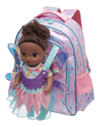 Mochila Infantil Escolar De Costas Baby Alive Fairies Parcelamento