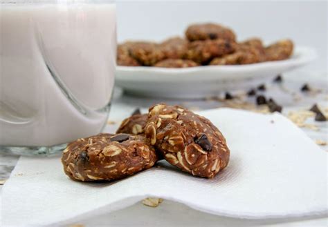 Healthy No Bake Chocolate Peanut Butter Cookies Our Sweetly Spiced