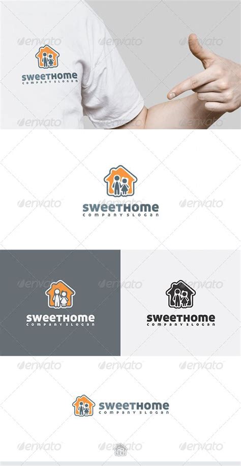 sweet home logo home logo building logo logo design template