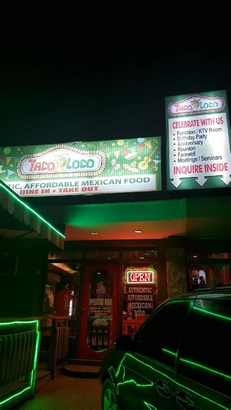 Taco Loco Marfori Heights Restaurant Davao City Door Restaurant