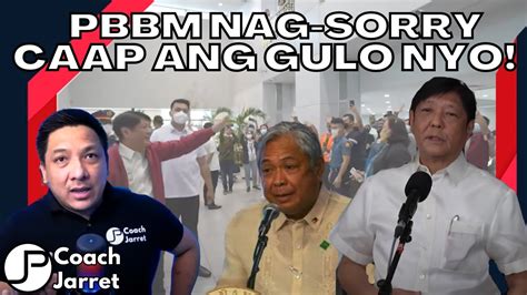 PBBM NAG SORRY SA GULO NG NAIA BAUTISTA AT CAAP NAG IBA NG PALUSOT