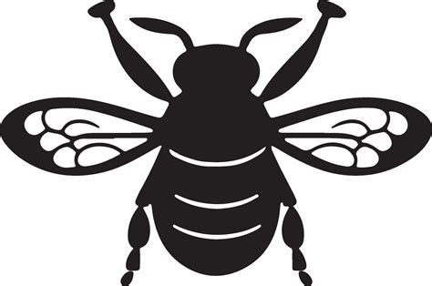 bee illustration black icon 37047764 Vector Art at Vecteezy