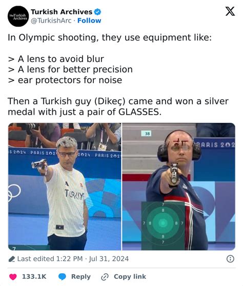 Turkish Air Pistol Shooter Who Took The 2024 Paris Olympics By Storm