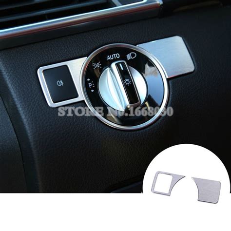 Inner Headlight Switch Button Trim Cover For Benz ML W166 12 15 GL X166