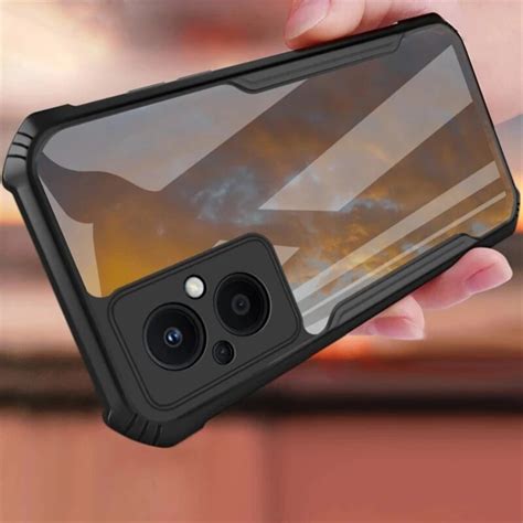 Funda Transparente Para Oppo Reno 8 Lite Carcasa De Silicona Blindada A