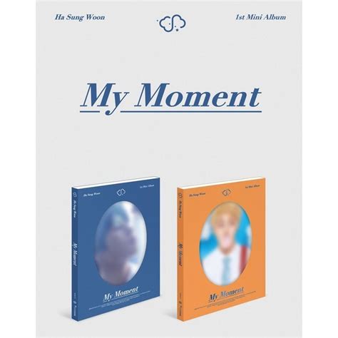 【ver選択 】元 Wanna One Ha Sung Woon My Moment 1st Mini ハソンウン 1集 ミニ 【先着ポスター