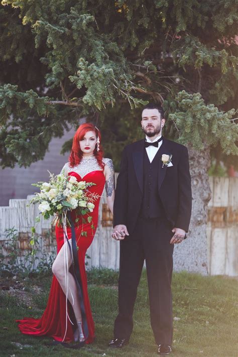 This Jessica Rabbit Bridal Look Made Our Jaws Drop Bridal Looks