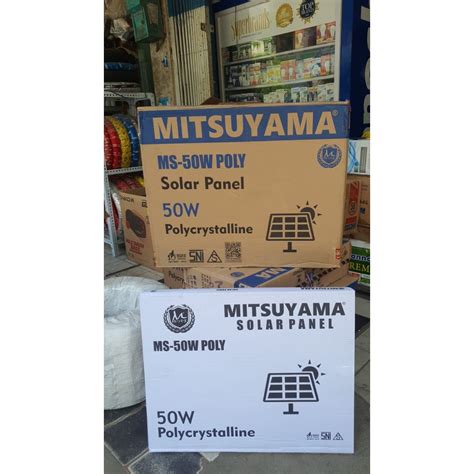 Jual Solar Panel Surya Watt Poly Crystalline Mitsuyama Ms W Poly