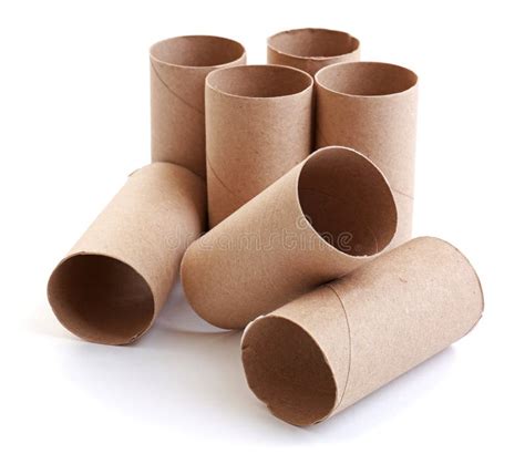 Empty Paper Toilet Rolls Stock Photo Image Of Object 131631392