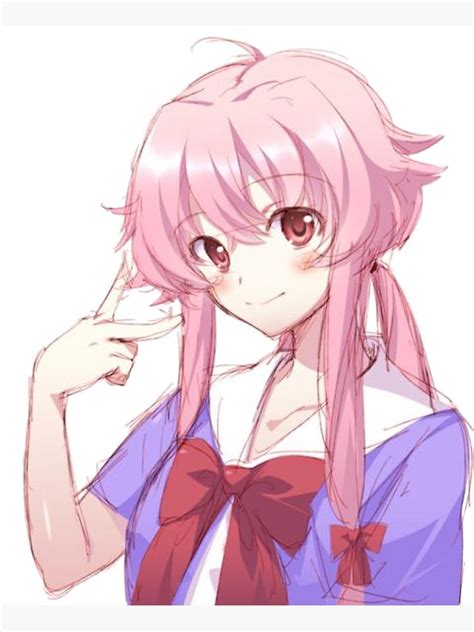 "Yuno Gasai" Poster by aftloki-anime | Redbubble